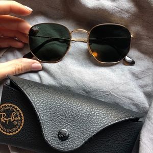 NWOT Ray-ban Hexagonal Flat